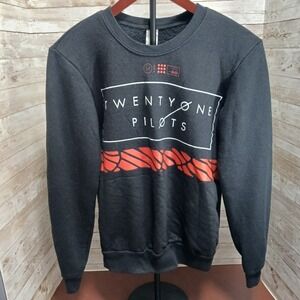Twenty One Pilots Band Merchandise Sweat Shirt Black Sz M